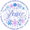 Peace Isaiah 26 3 Holly Monroe Calligraphy Print