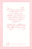 Daughter and Son in Law anniversary flourished calligraphy card Holly Monroe 
