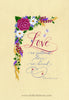 Love Is Patient Love Is Kind 1 Corinthians 13 Holly Monroe Calligraphy Print 