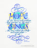 Hope Is The Thing With Feathers Emily Dickinson flourished Holly Monroe Calligraphy print