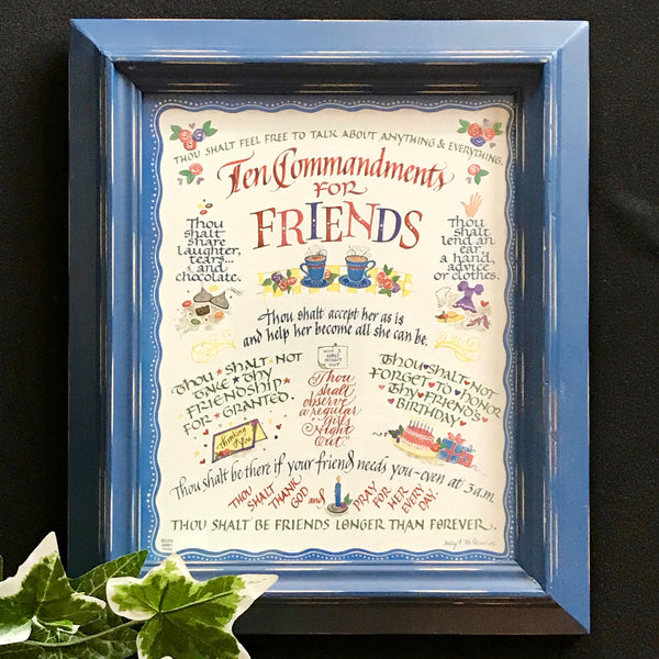 Ten Commandments For Friends