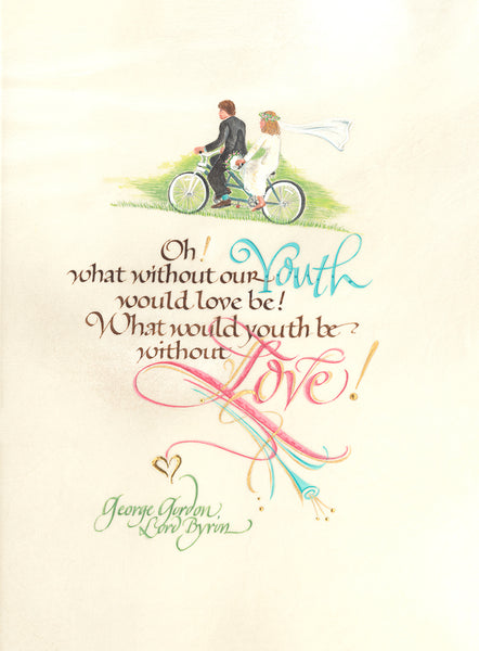 Lord Byron Quote | Calligraphy by Holly Monroe