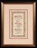 Holly Monroe Framed Calligraphy Print Serenity Courage Wisdom