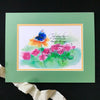 Holly Monroe framed calligraphy print Caterpillar becomes a butterfly