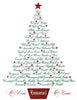 Christmas Tree-Names of Jesus by Clifford Mansley Calligraphy