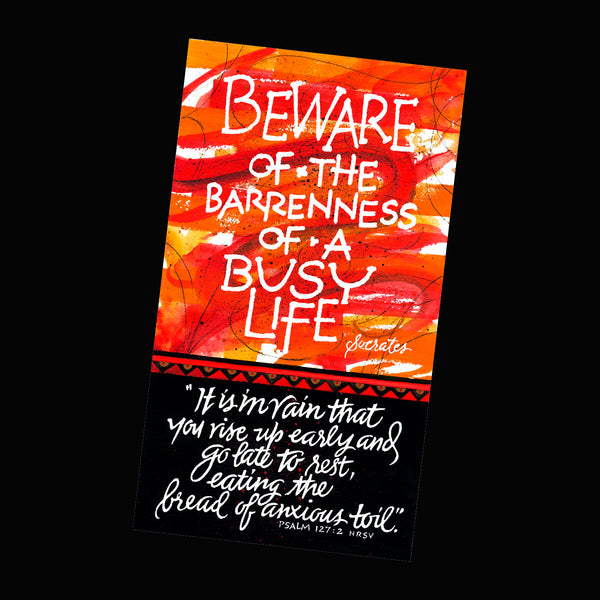 Beware Of The Barrenness