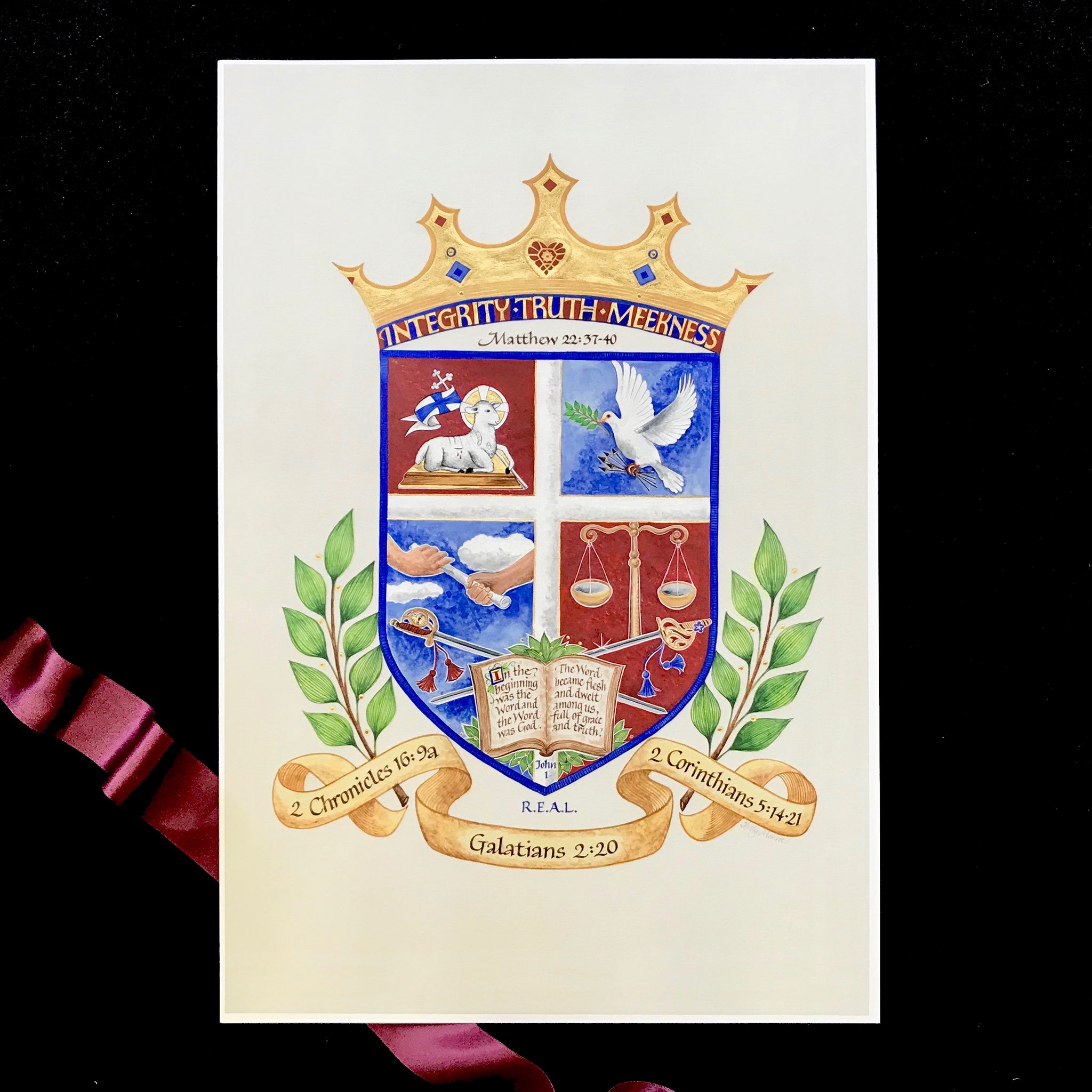 Coat Of Arms, Integrity Truth Meekness