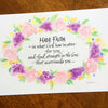 Have Faith in what God has for You Holly Monroe calligraphy print