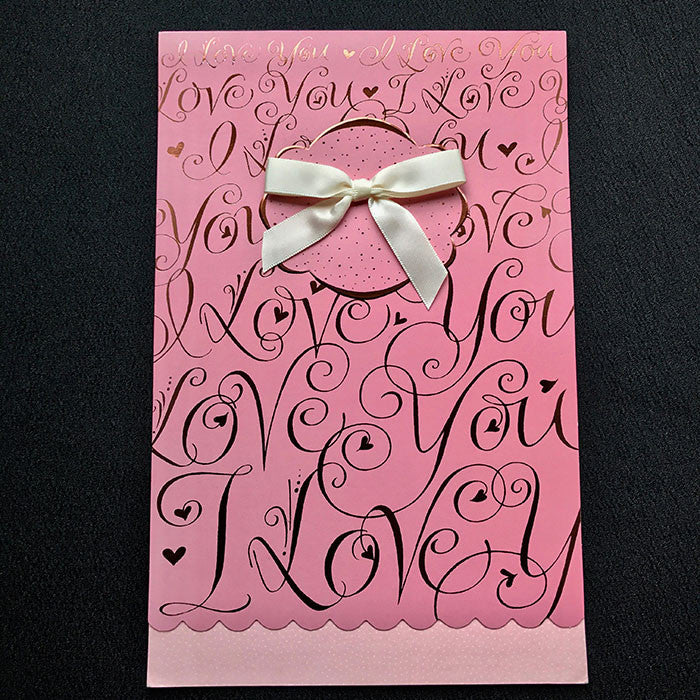 A beautiful card celebrating a couple's first Valentine's Day together Holly Monroe Calligraphy
