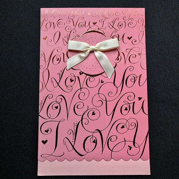 A beautiful card celebrating a couple's first Valentine's Day together Holly Monroe Calligraphy
