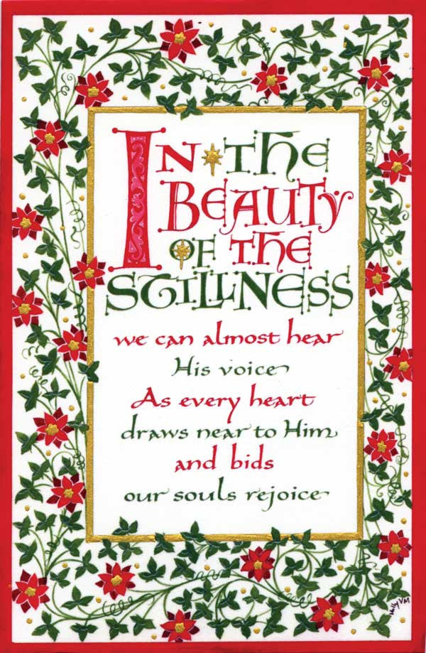 In The Beauty Fine Art Calligraphy Print by Holly Monroe