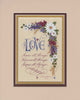 Love Bears All Things Matted Fine Art Print by Holly Monroe Calligraphy