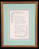 Framed Now For You Holly Monroe Calligraphy Print