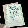 Holly Monroe Calligraphy Friendship Card Thank God DaySpring Philemon 4