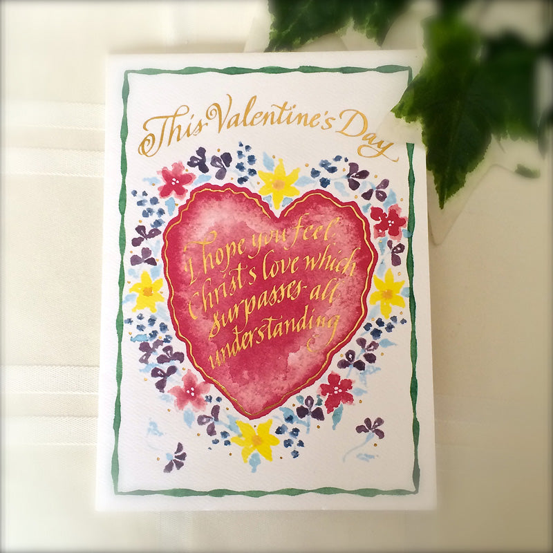 This Valentines Day Card Holly Monroe Calligraphy