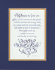 Matted Wow What A Ride Holly Monroe Calligraphy Print