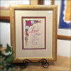 Love is Patient Love Is Kind 1 Corinthians 13 Holly Monroe Framed Calligraphy Print